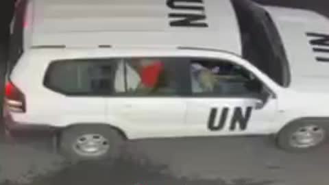 UN workers having sex in a UN car