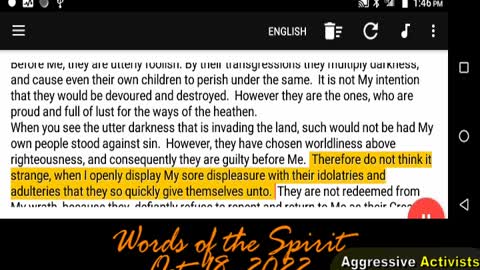 DESERVING WRATH OF GOD_Words of the Spirit-Oct 18 2022