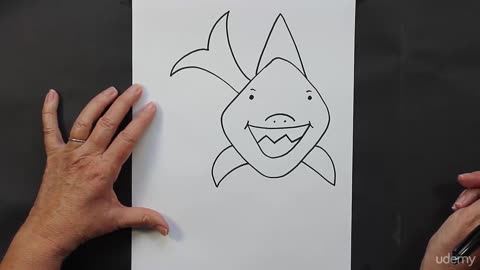 1. Let's Draw a Snappy Shark