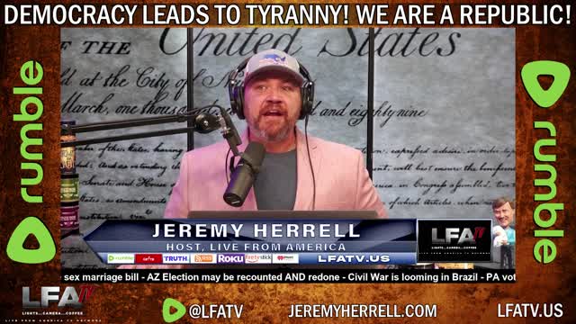 LFA TV SHORT: A DEMOCRACY LEADS TO TYRANNY! KILL IT!