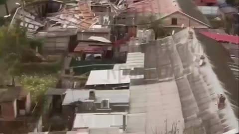 Storm Tearing Through Crimea-Adjacent Krasnodar, Russia