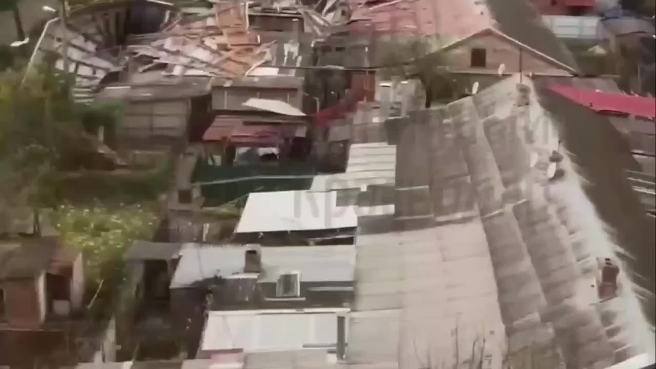 Storm Tearing Through Crimea-Adjacent Krasnodar, Russia