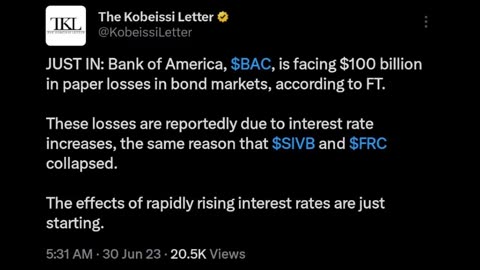 Bank of America In Trouble
