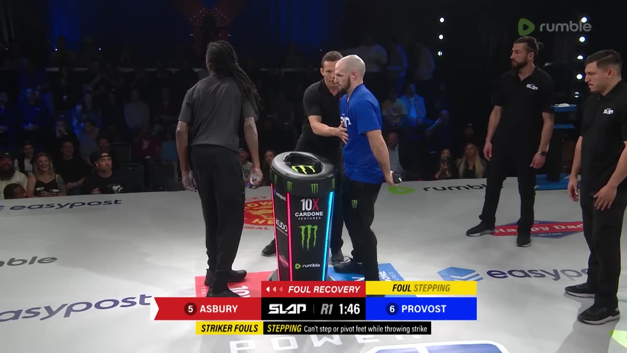 Power Slap 1 Alex Asbury vs Andrew Provost Prelims