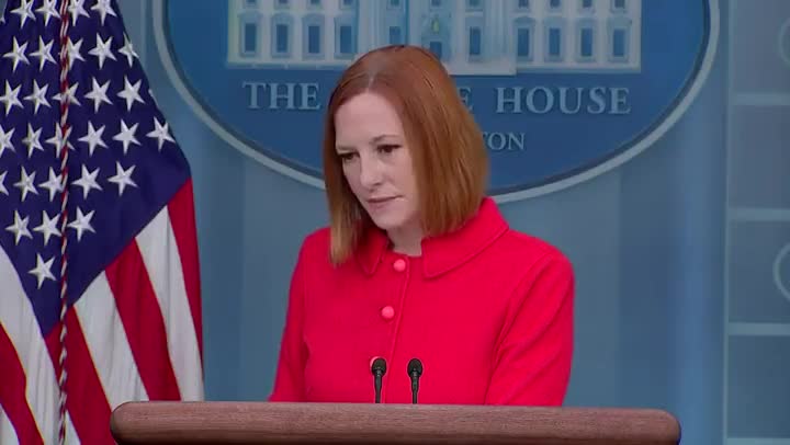 Psaki avoids answering a question about the Durham report.