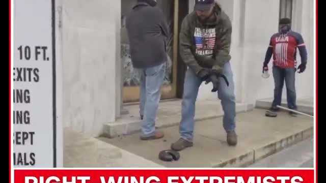 Right extremists attack capitol building in salem oregon