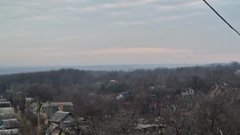 Fighting can be heard in the distance as Newelicz records from Bakhmut