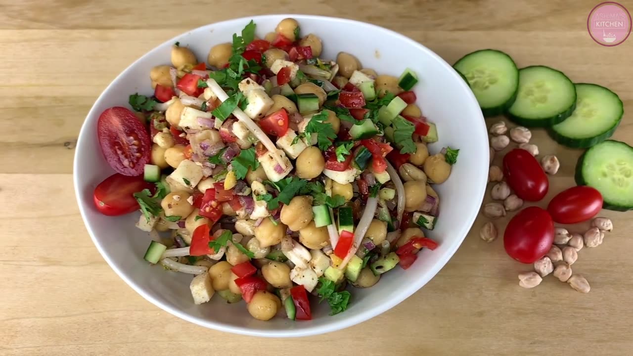 High Protein Salad _ प्रोटीन सलाद _ Weight Loss Recipe _ Chickpea Salad