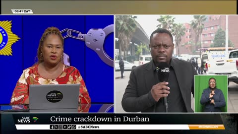 Major Crime Crackdown in Durban CBD: Police Launch Large-Scale Operation