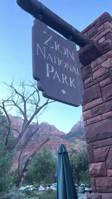 Welcome To Zion National Park