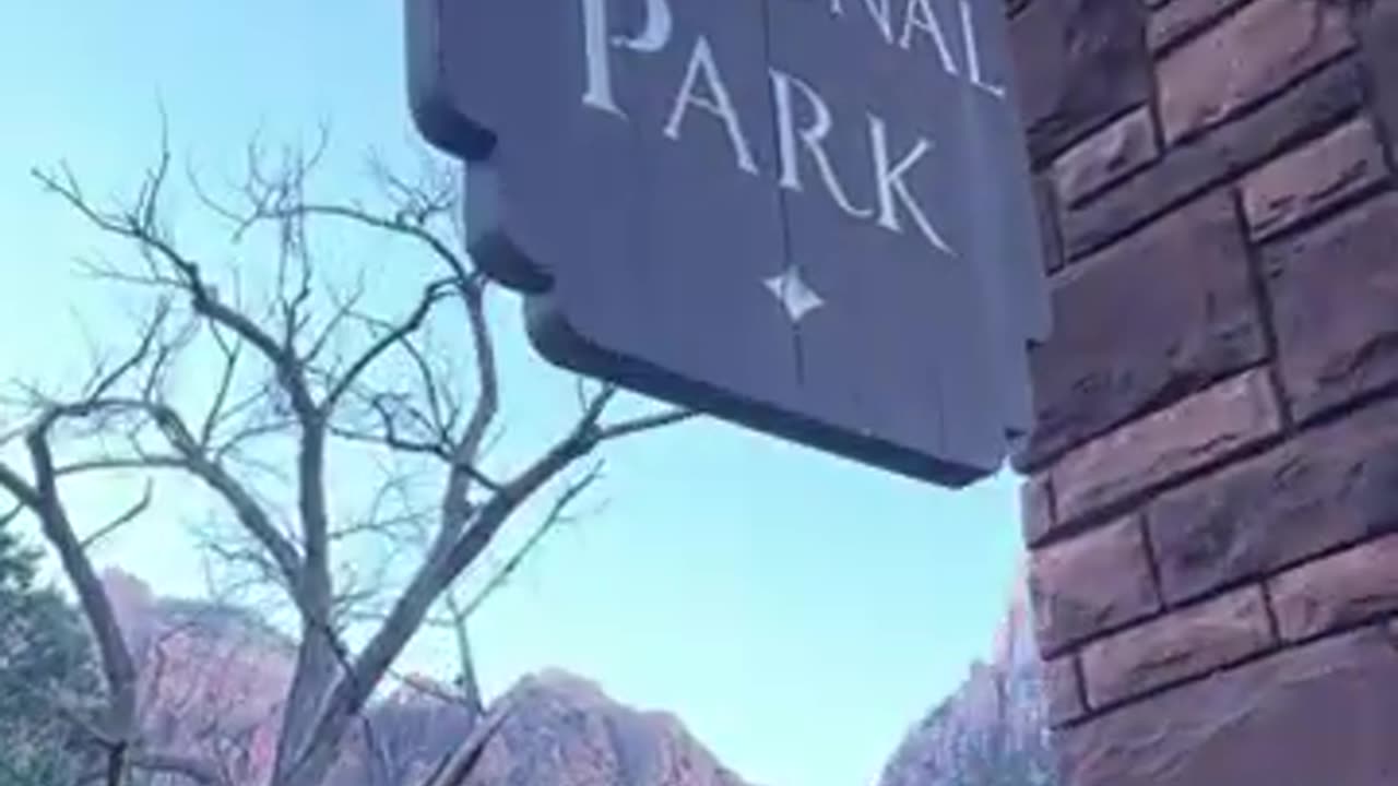 Welcome To Zion National Park