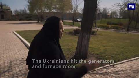 Ukrainians are shelling us!How could they raise their hand against God's house?'