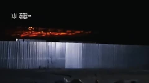 👀🔥 GUR footage of the attack on military airfield "Khanskaya"