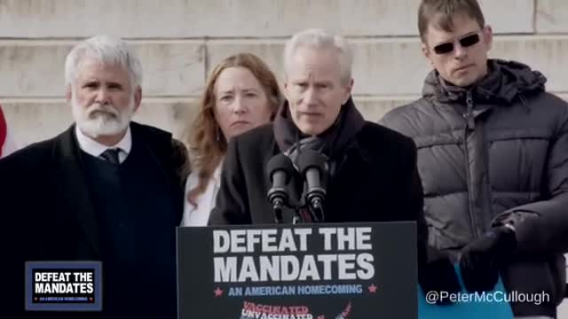 Defeat the mandatory vaccine Washington DC rally with Dr Peter McCullough