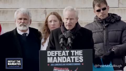 Defeat the mandatory vaccine Washington DC rally with Dr Peter McCullough