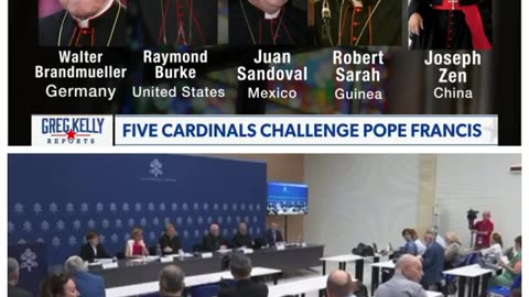 Five Cardinals challenge Pope Francis