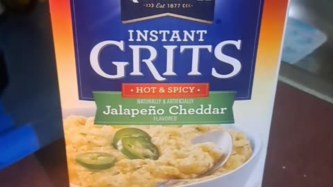 Quaker Oats Instant Grits (Jalapeño Cheddar)