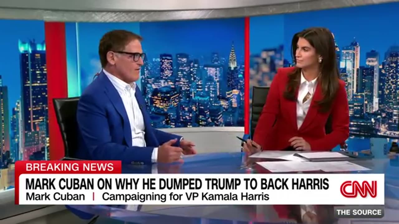 Mark Cuban on why he dumped Trump to back Harris