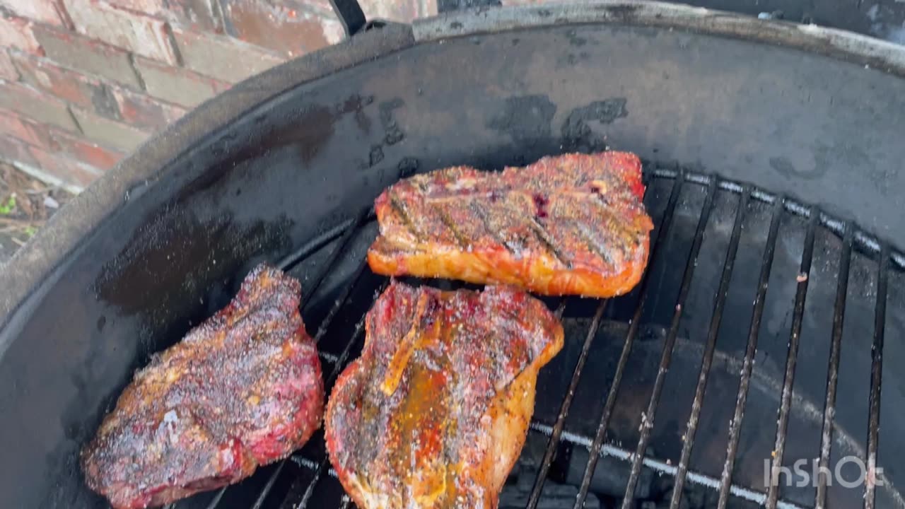 Direct Heat Pork Steaks