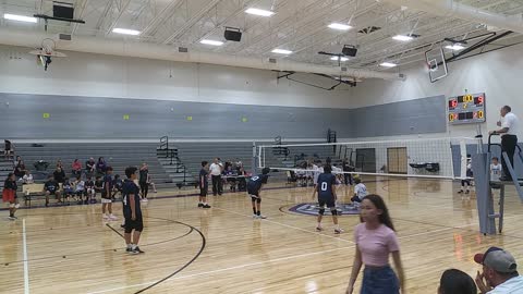 Waterspring middle vs Hamlin boys volleyball