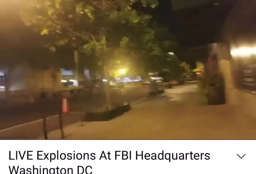 False Flag? Explosions at FBI Headquarters in Washington DC