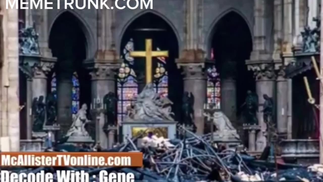 Gene Decode talking about why Notre Dame Burned