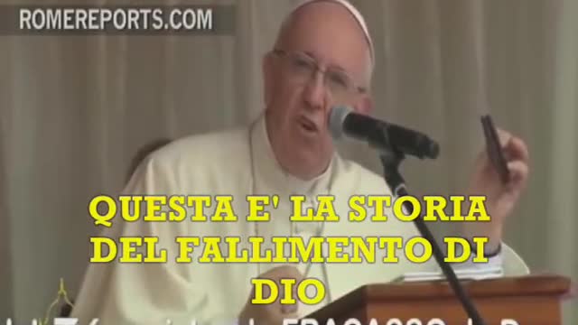 PAPOCCHIO FRANCESCO disse nel 2016 che Satana era Dio nei suoi classici discorsi blasfemi ed eretici da bravo massone satanista pagano che è appunto queste stronzate le diceva pure il noto massone satanista Albert Pike