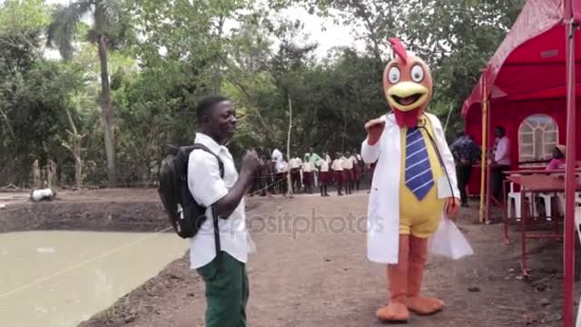 comical Doctor Chicken Suit Walkingg