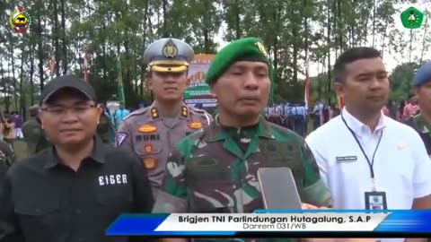 Danrem 031/WB Brigjen TNI Parlindungan Hutagalung SAP membuka lomba PBB