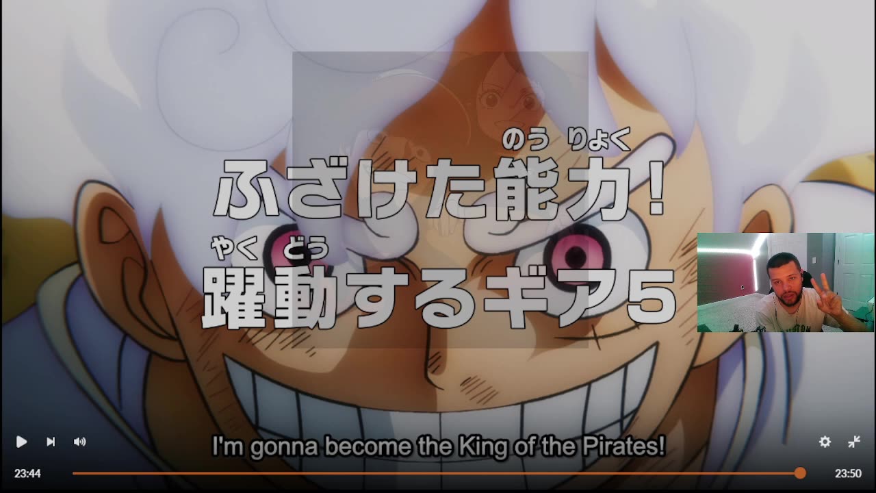 ONEPIECE Episode 1071 -LUFFY PEAK ATTAINED GEAR 5 Live Reaction