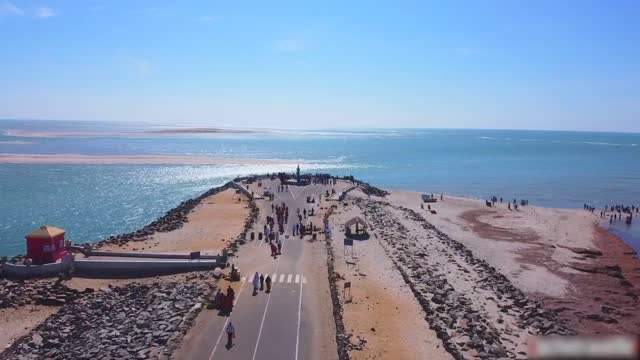 Drone Captures Scenic Island of Dhanushkodi in India