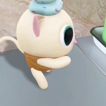 Ice cream cat