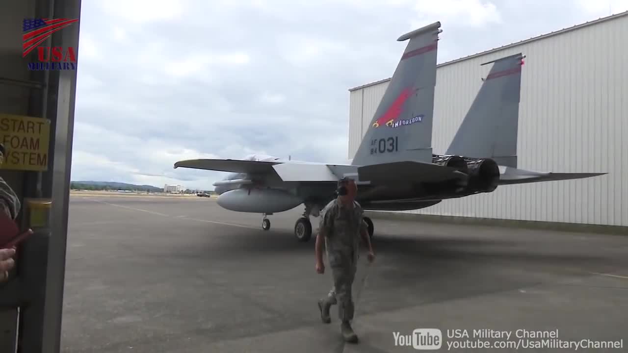 F-15 Full Afterburner Takeoff & Unrestricted Climb