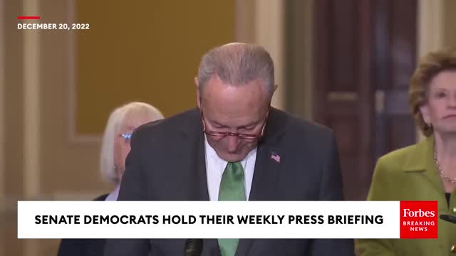 Reporter Stumps Schumer on 4,100 Page Omnibus Budget Bill