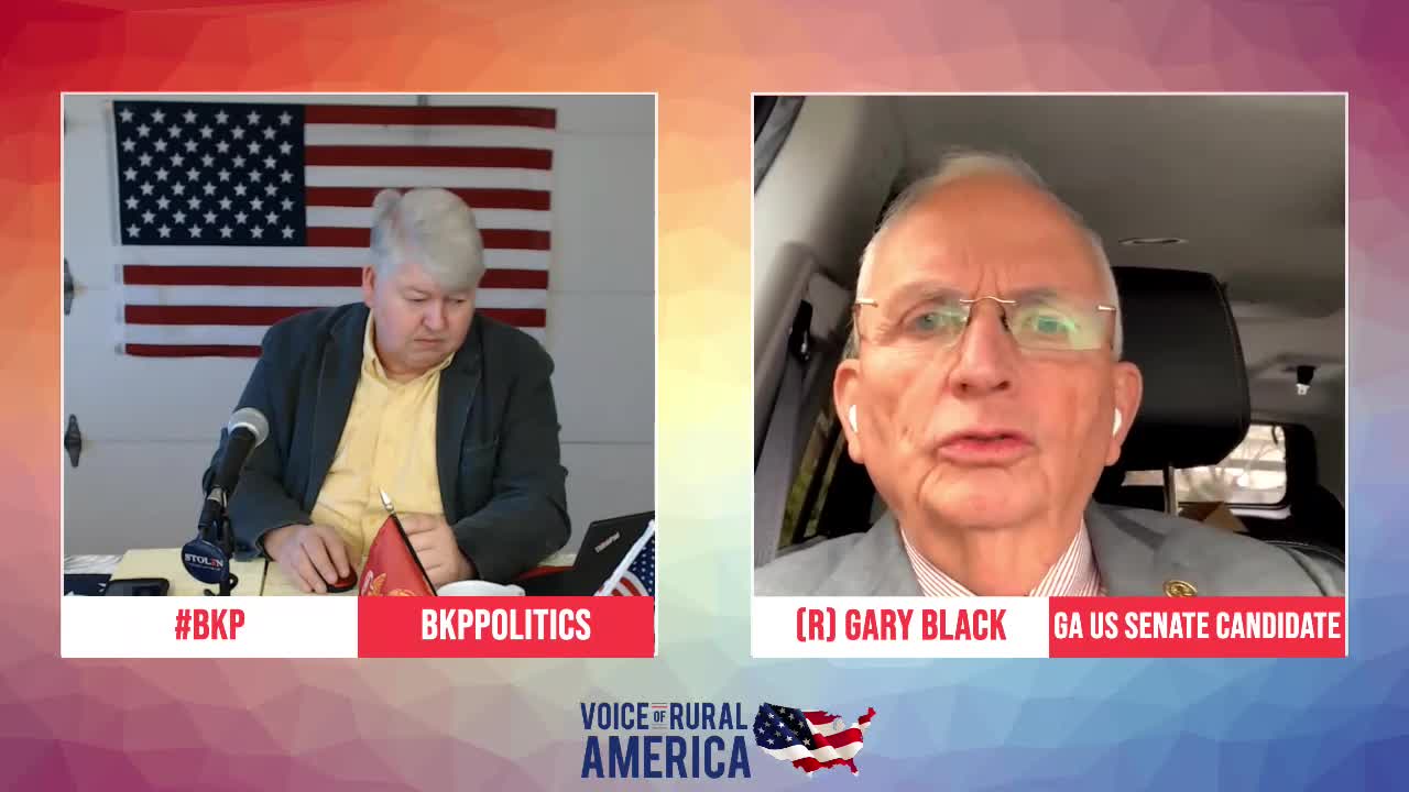 (R) Gary Black Ga US Senate Candidate joins #BKP Politics!