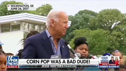 Biden details how ‘Corn Pop’ tried to intimidate him