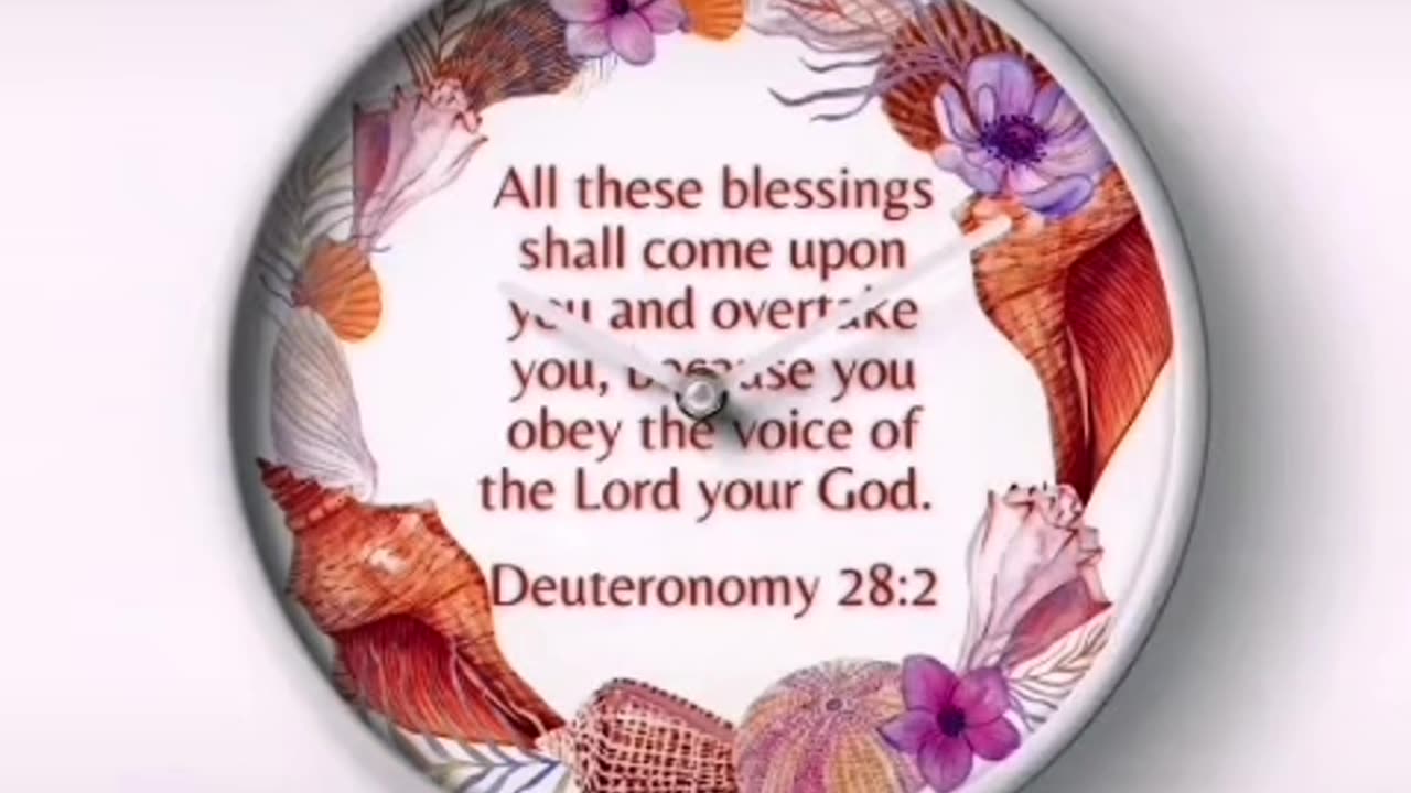 Deuteronomy 28:2 - All these blessings shall come upon you and overtake you