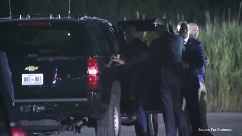 WATCH: Biden Struggles to Get Into Vehicle While Secret Service Hides it From Cameras