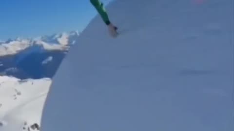 Insane ski jump