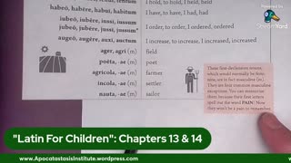 "Latin For Children": Chapters 13 & 14