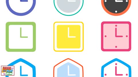 Telling the Time for Kids: O'Clock Times