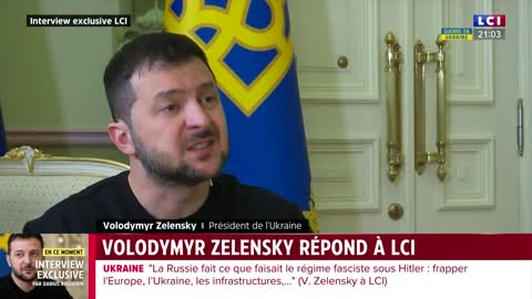 Q14/29 Zelensky interviewed by Rochebin 16 Dec 2022: Zelensky on the tragic nature of Putin