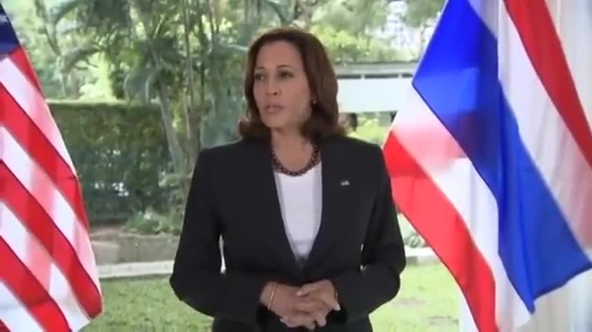 Kamala Blabbers On Without Ever Really Saying Anything