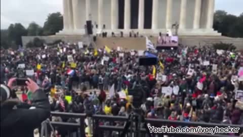Protest against the mandates in Washington, USA