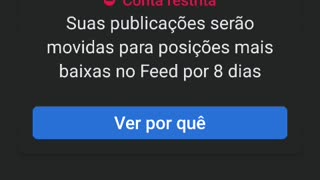 Censura - Facebook restringe minha conta