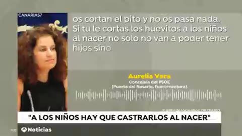 Matria: "A los niños hay que castrarlos al nacer" - Aurelia Vera (Masona y concejal PSOE)