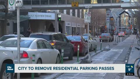 City to remove residential parking passes