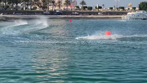 RC Boats on race in Abu Dhabi