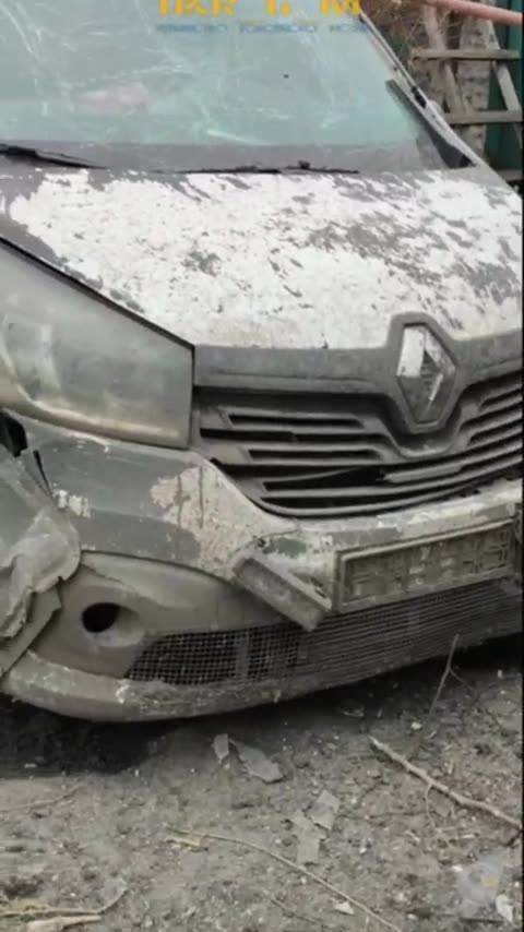 Destroyed vehicles of the 127th Volkssturm brigade in Artemovsk