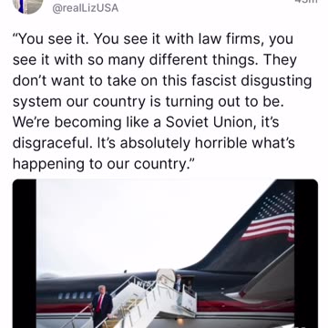 Trump: They don't want to take on this fascist disgusting system in our Country